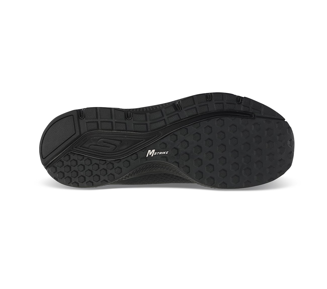 GO RUN CONSISTENT, BBLACK Footwear Bottom View