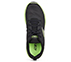 POWER - VOLT, BLACK/LIME Footwear Top View