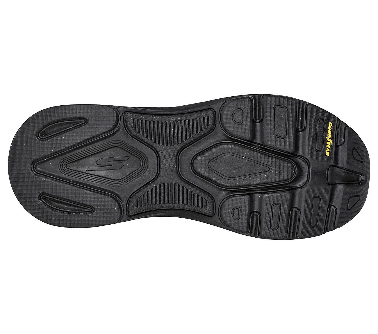 MAX CUSHIONING ARCH FIT, BBLACK Footwear Bottom View