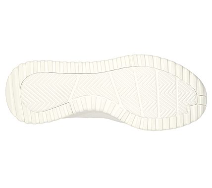 BOBS SQUAD 3 - COLOR SWATCH, OFF WHITE Footwear Bottom View