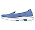 GO WALK 5 - BLESSED, BLUE Footwear Left View