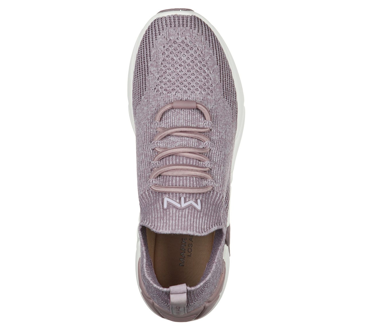 A-LINE - POINTE, LILAC Footwear Top View