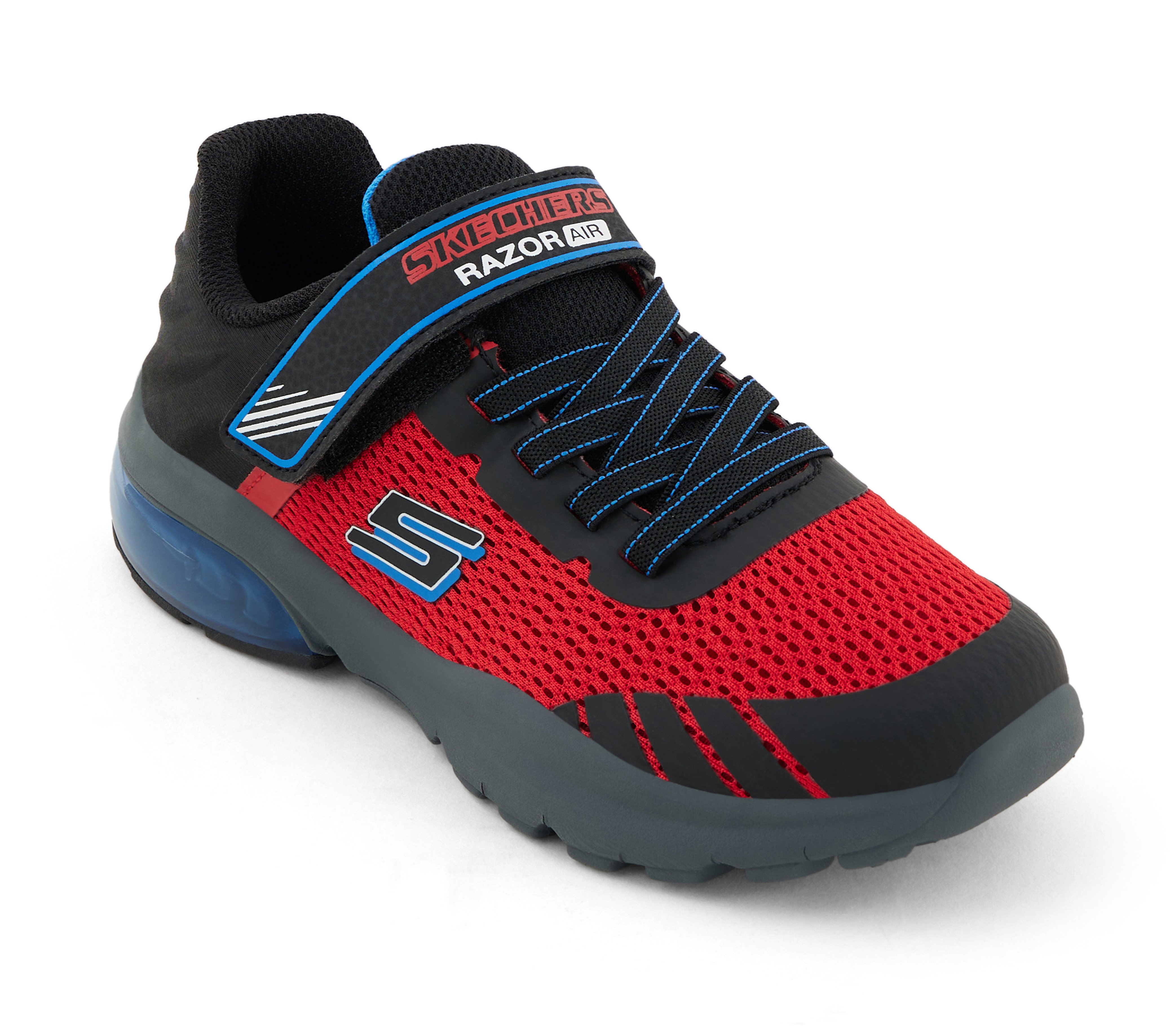 RAZOR FLEX AIR, RED/BLACK Footwear Lateral View