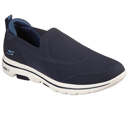 GO WALK 5 - RITICAL, NAVY/BLUE Footwear Lateral View