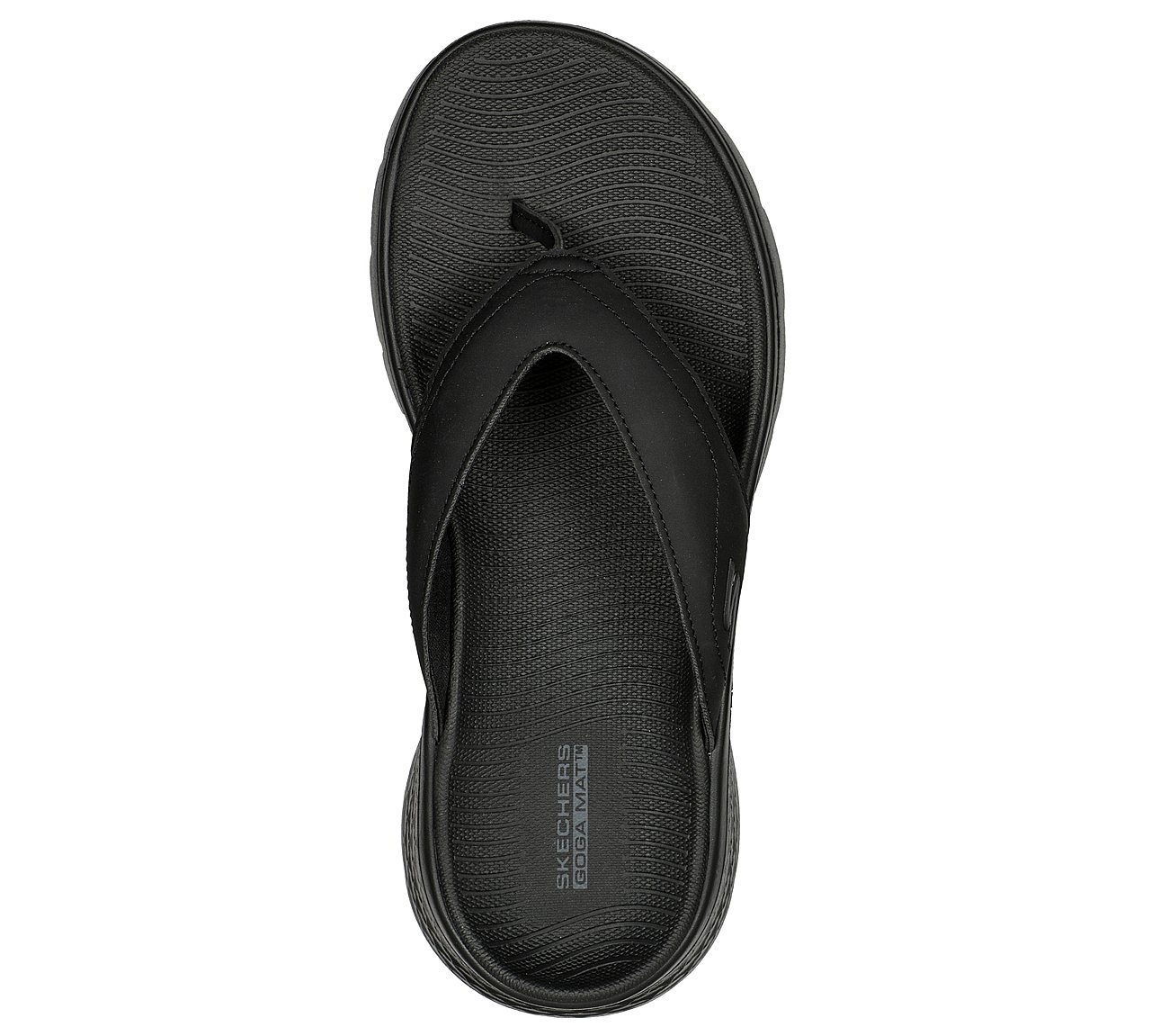 GO WALK FLEX SANDAL - VALLEJO, BBLACK Footwear Top View