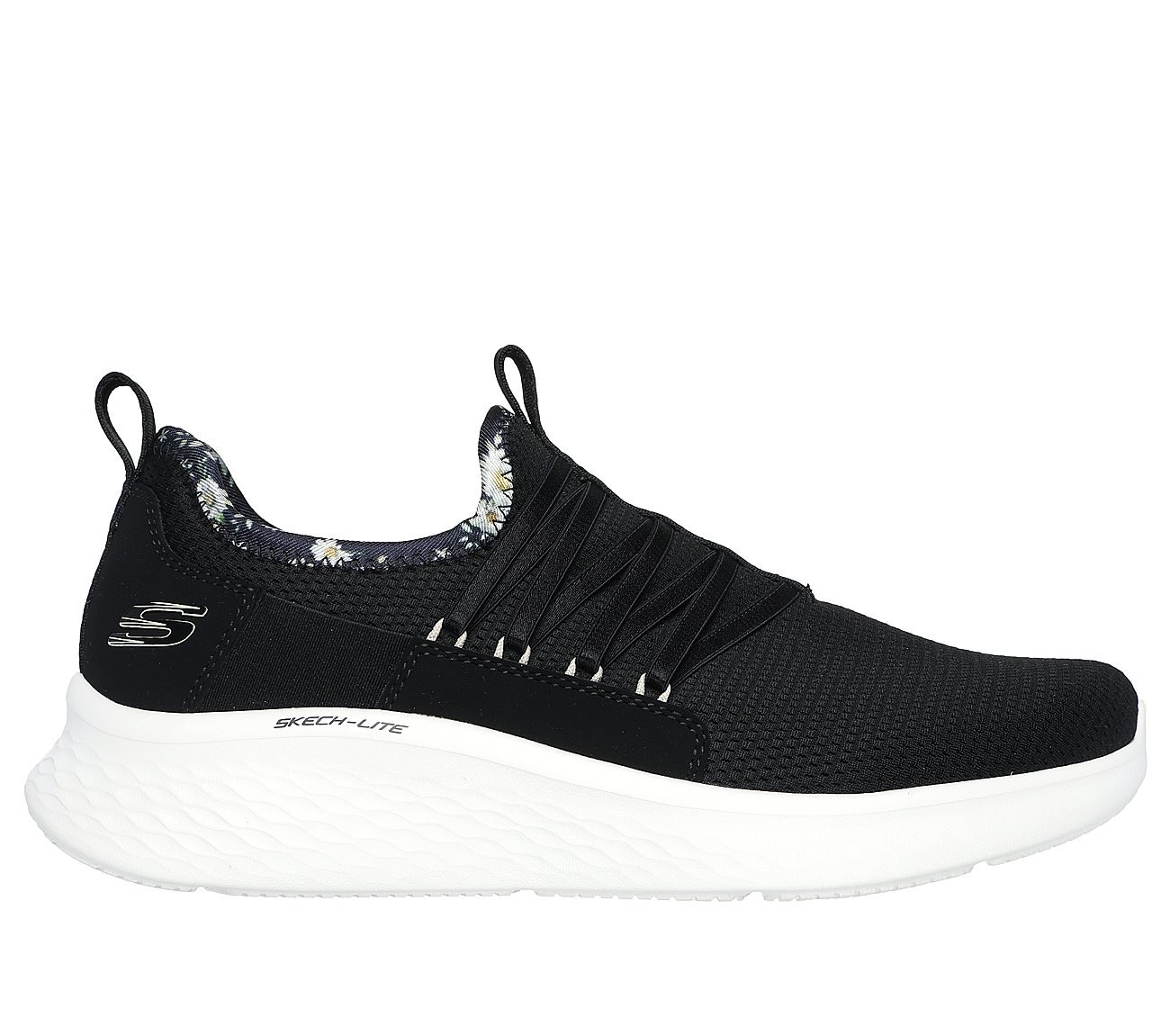 SKECH-LITE PRO-FLOURISHING STEPS, BLACK/MULTI Footwear Lateral View