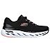 ARCH FIT GLIDE-STEP-TOP GLORY, BLACK/PINK Footwear Lateral View