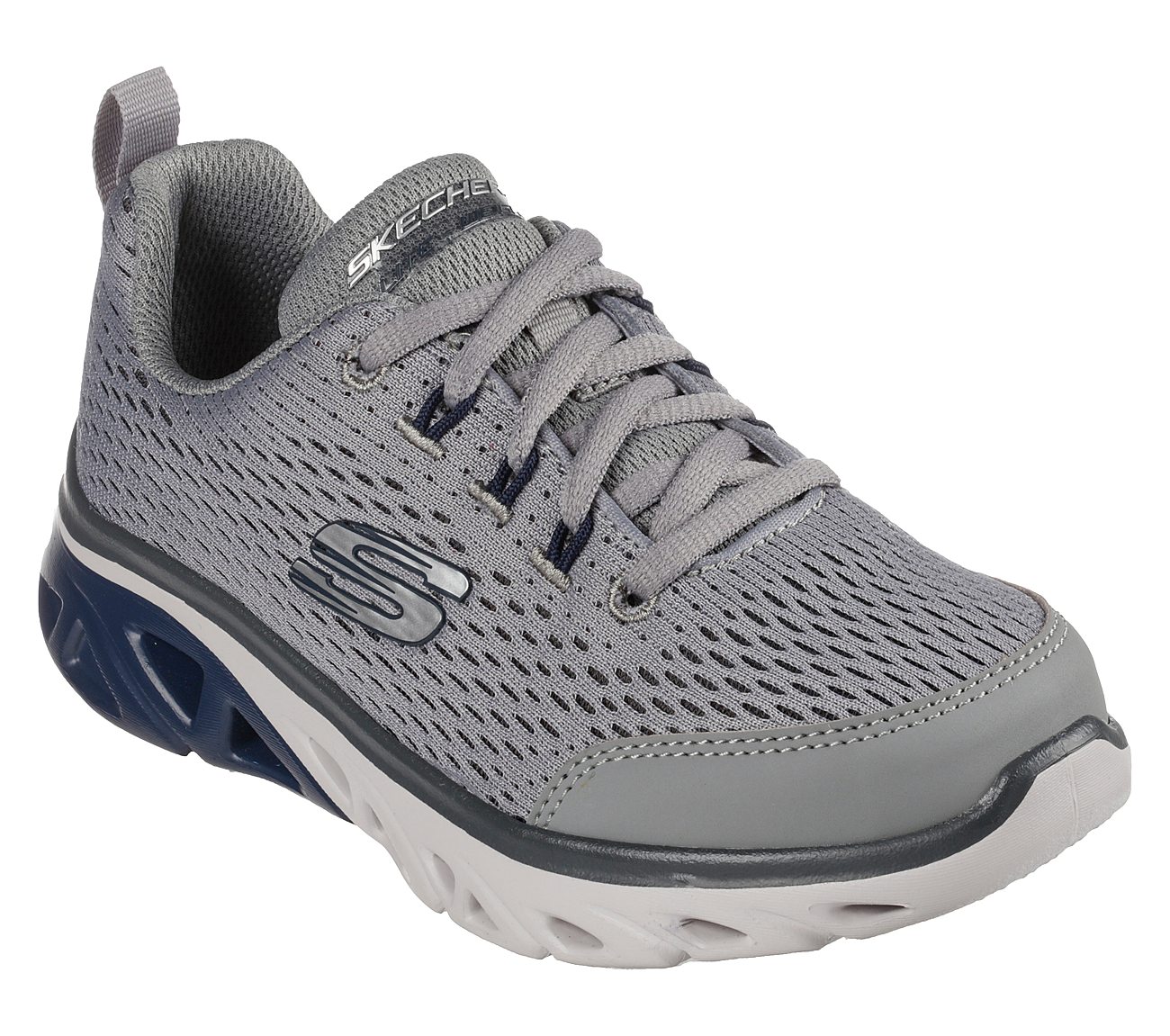 GLIDE-STEP SPORT - WAVE HEAT, GREY/NAVY Footwear Right View