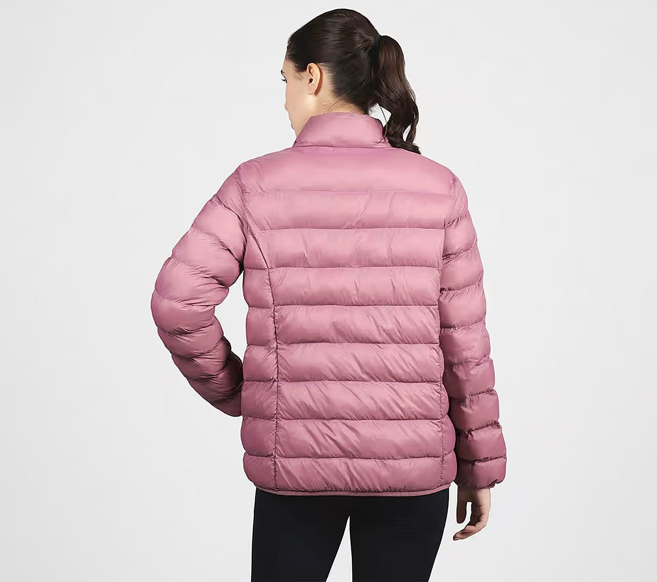 PUFFER FZ JACKET, PURPLE/YELL