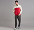 COLOR BLOCK PICKLEBALL WINDBREAKER, GRAY/RED Apparels Right View