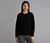 FLATKNIT FULL SLEEVE TEE, BLACK
