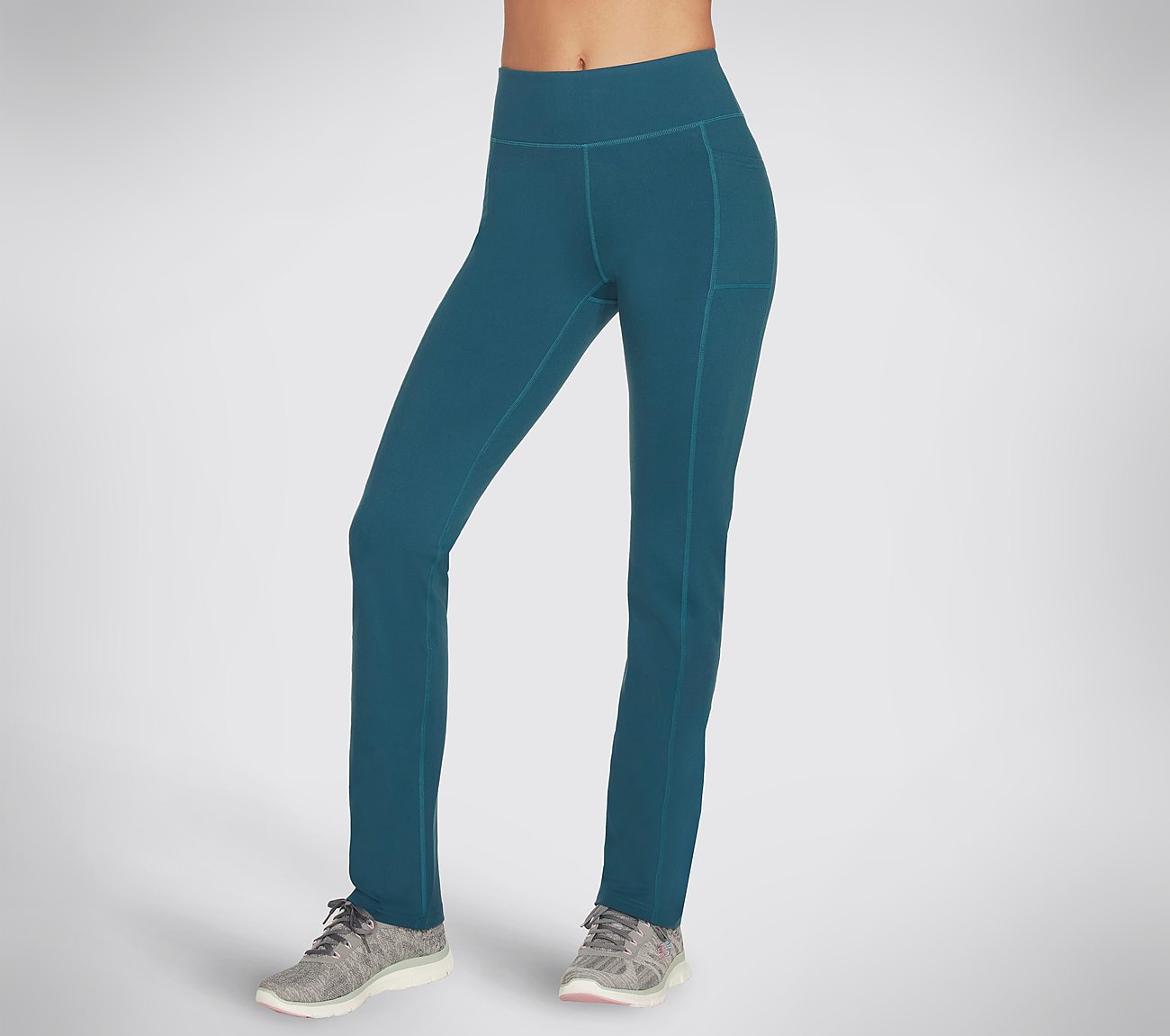 GOWALK PANT JOY, TEAL Apparels Lateral View