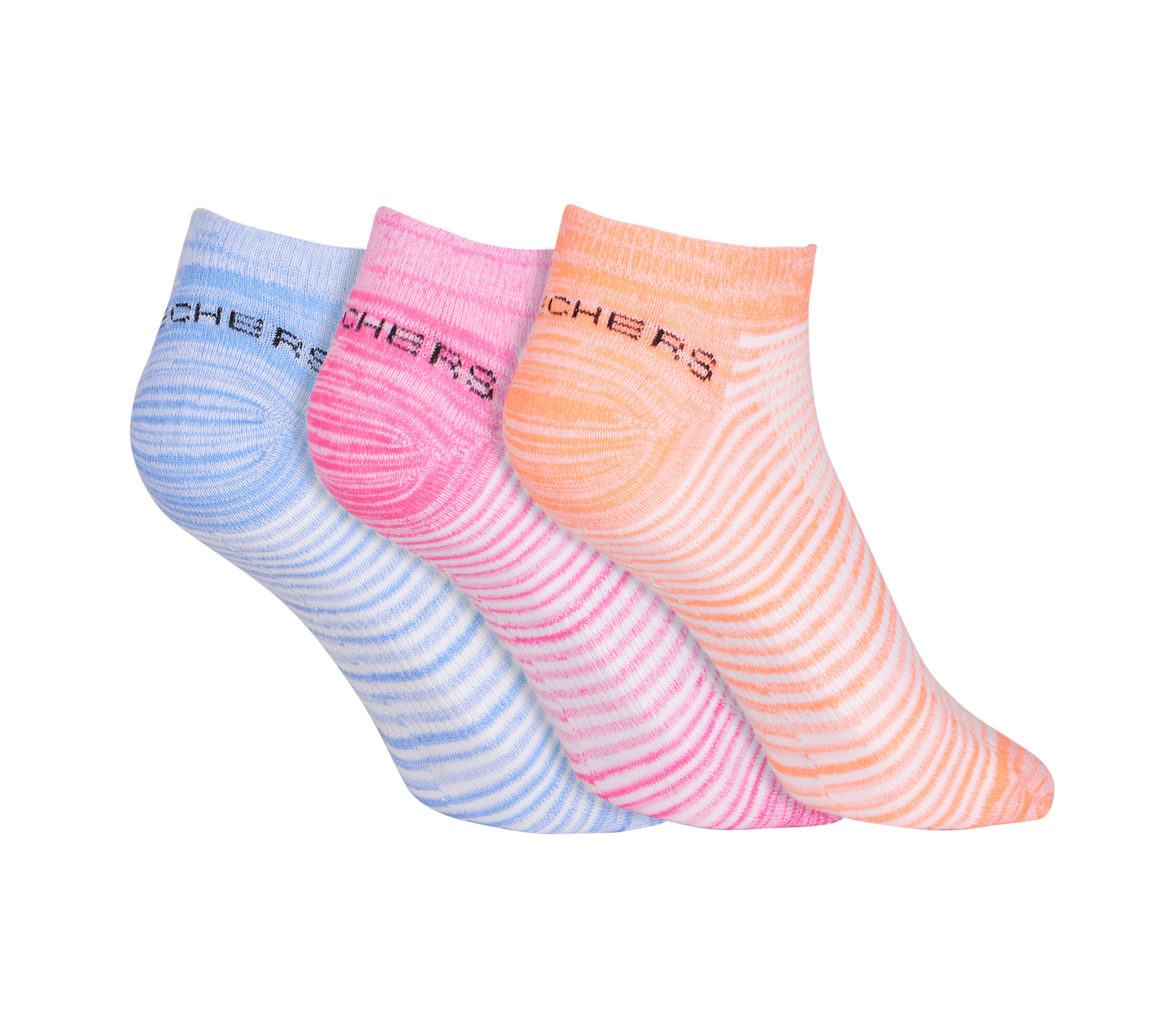 3PK WOMENS NON TERRY LOW CUT,  Accessories Top View
