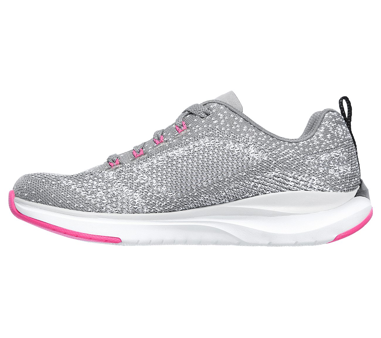 ULTRA GROOVE, GREY/HOT PINK Footwear Left View