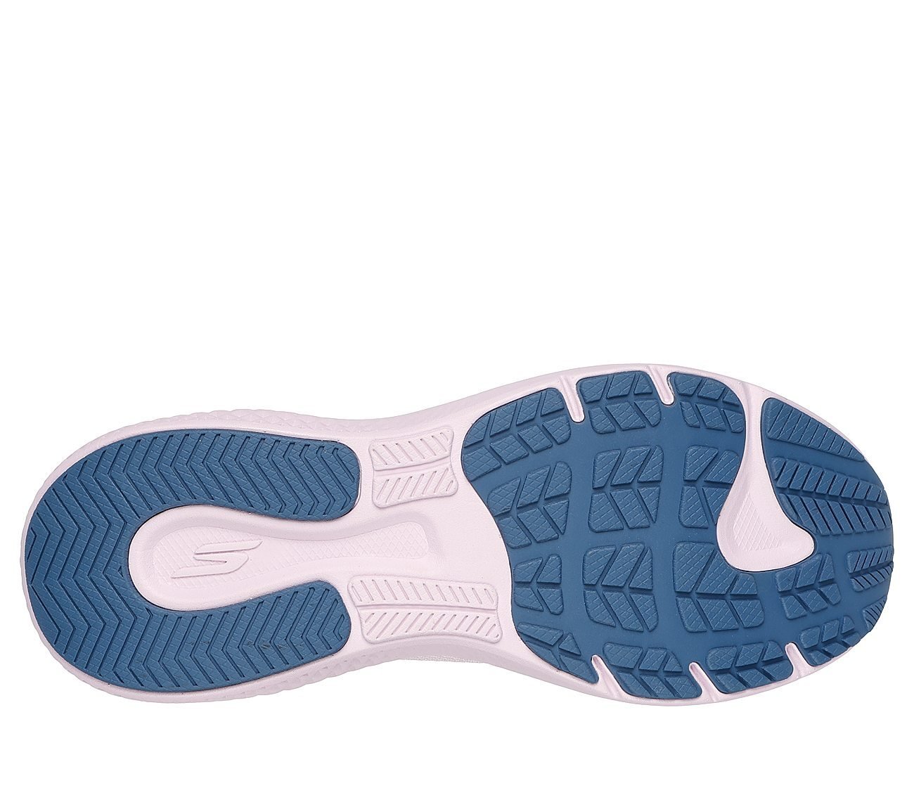 GO RUN SUPERSONIC MAX, MAUVE Footwear Bottom View