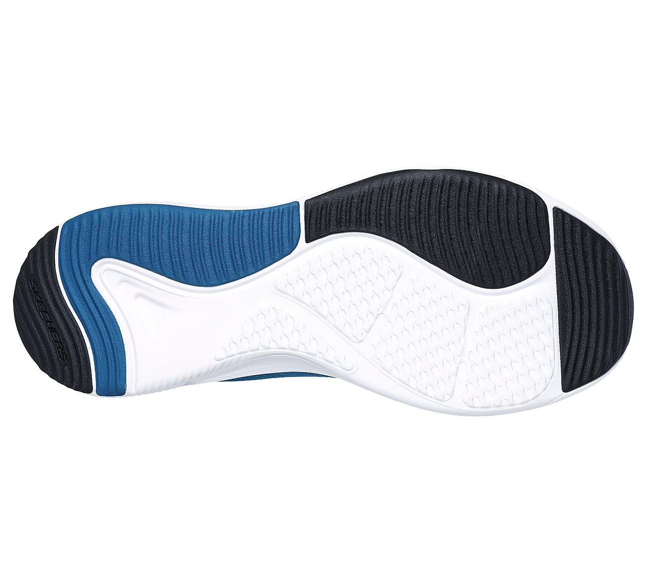 D'LUX FITNESS-NEW AFFINITY, TEAL/BLACK Footwear Bottom View