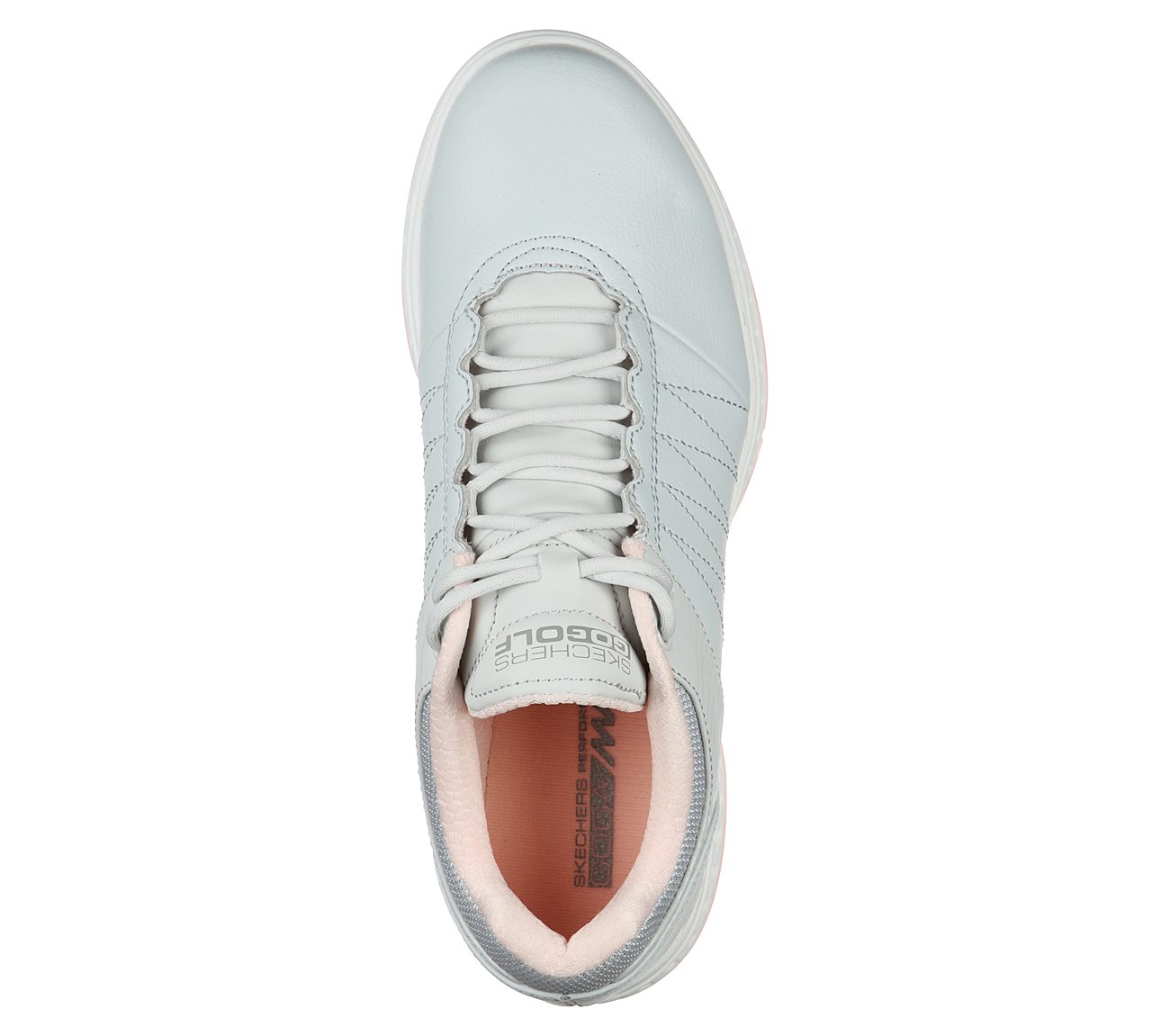 GO GOLF PIVOT, LIGHT GREY/PINK Footwear Top View