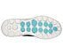 GO WALK 6 - ADORA, BLACK/AQUA Footwear Bottom View