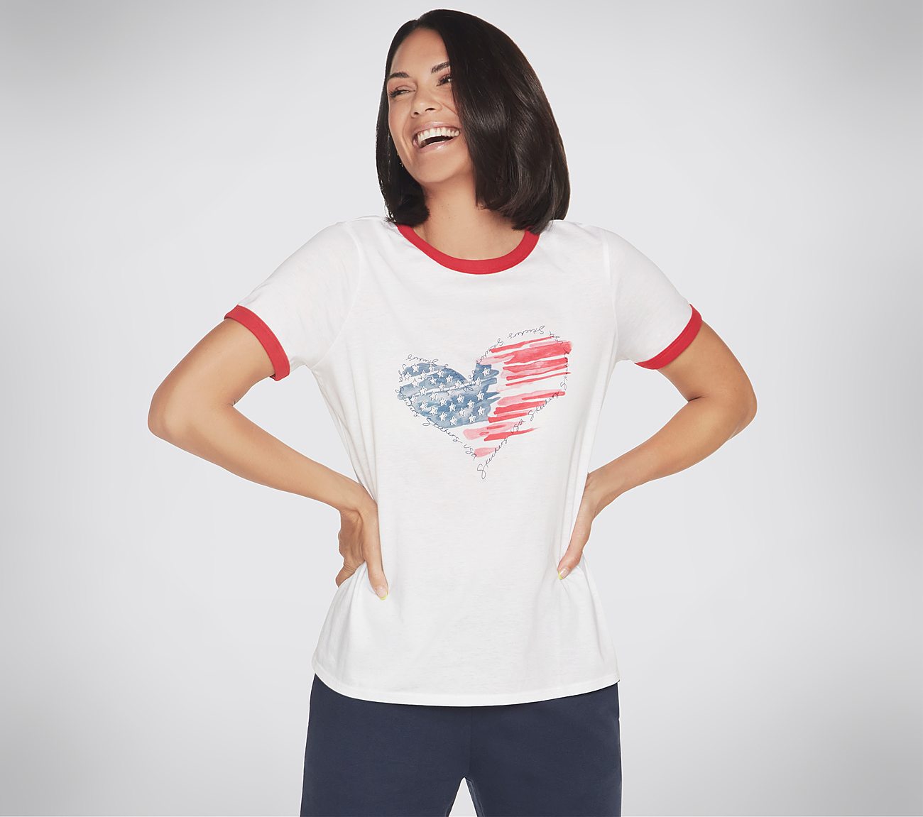 AMERICANA TEE, WWWHITE Apparels Lateral View