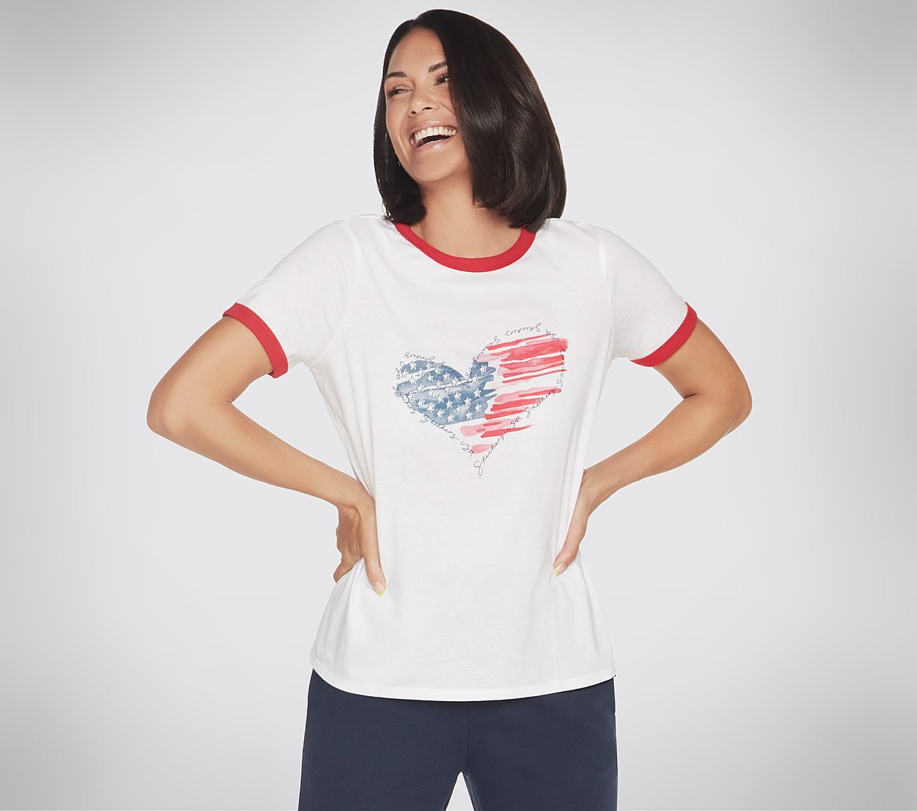 AMERICANA T-SHIRT, WWWHITE Apparels Lateral View
