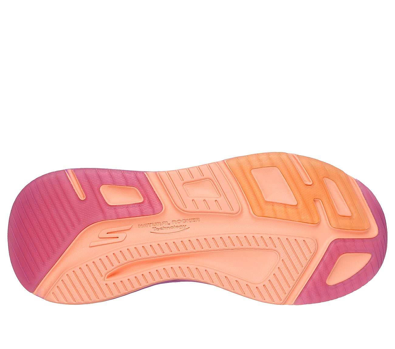MAX CUSHIONING ELITE 2.0 - SP, PURPLE/ORANGE Footwear Bottom View
