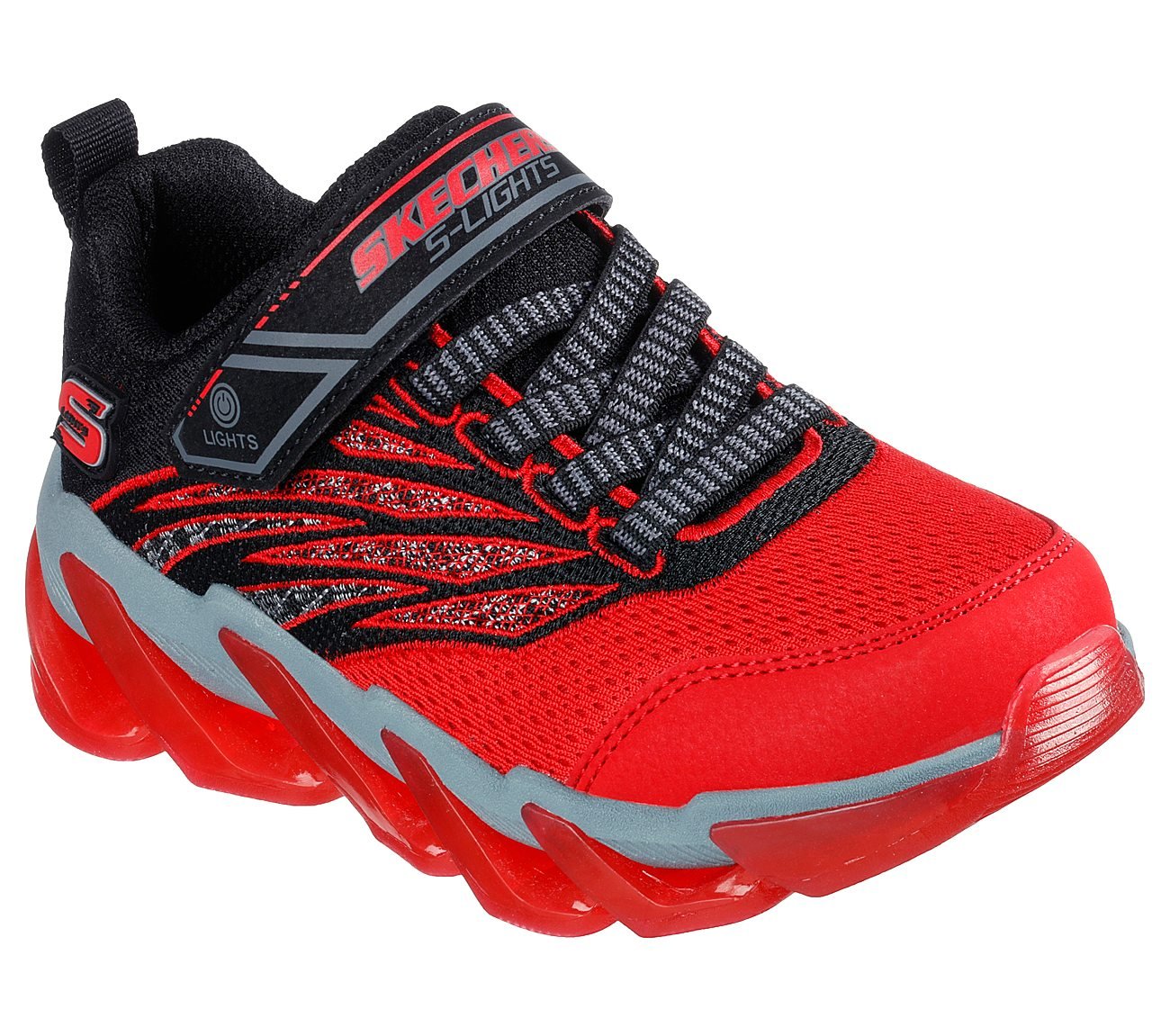 MEGA-SURGE - NEZCO, BLACK/RED Footwear Right View