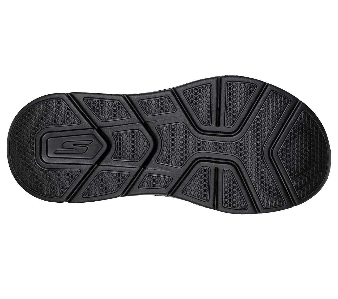 GO CONSISTENT SANDAL-SYNTHWAV, BBLACK Footwear Bottom View