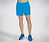 RAZOR 5" SHORT, BLUE Apparel Lateral View