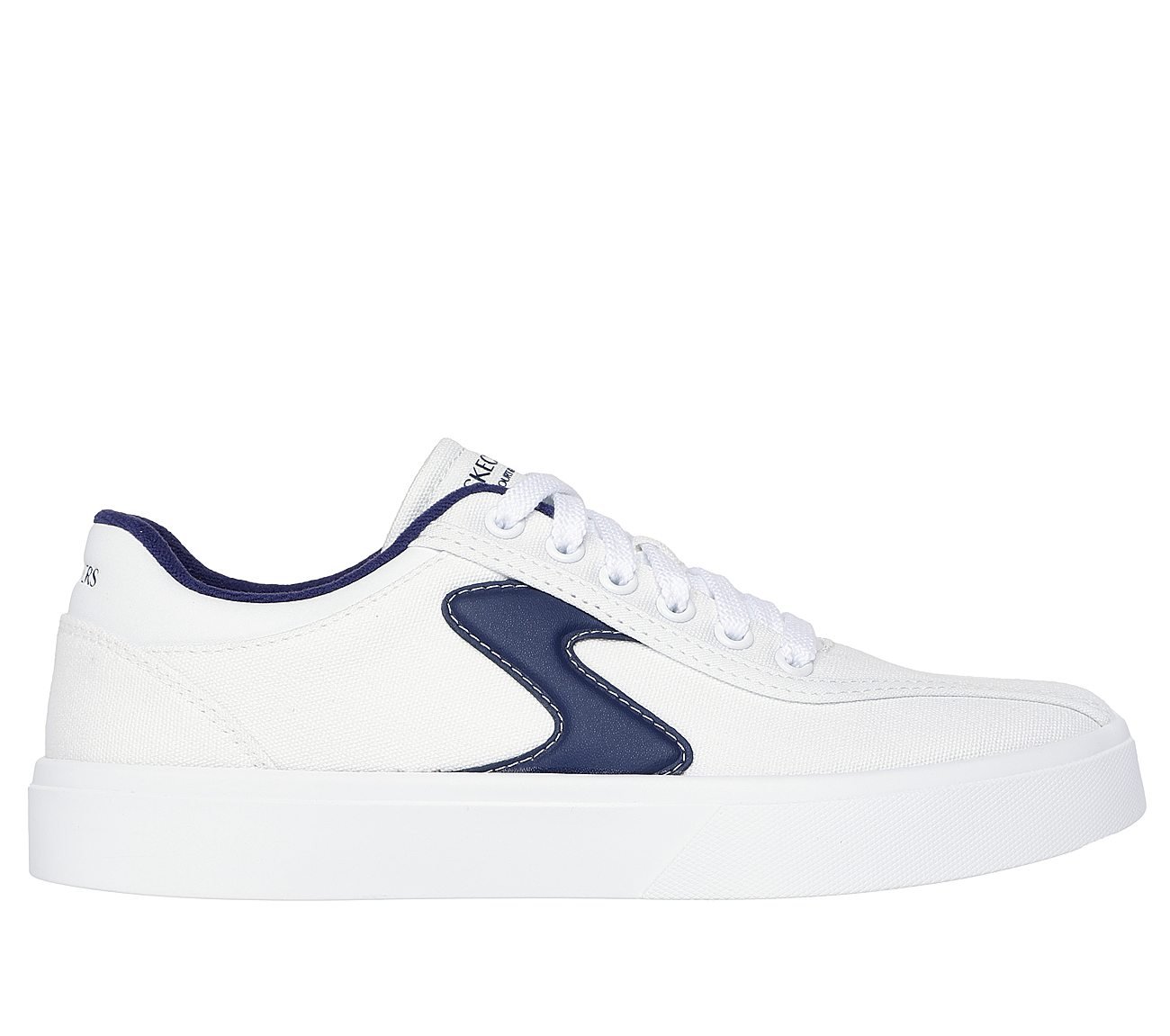 EDEN LX, WHITE/NAVY Footwear Lateral View
