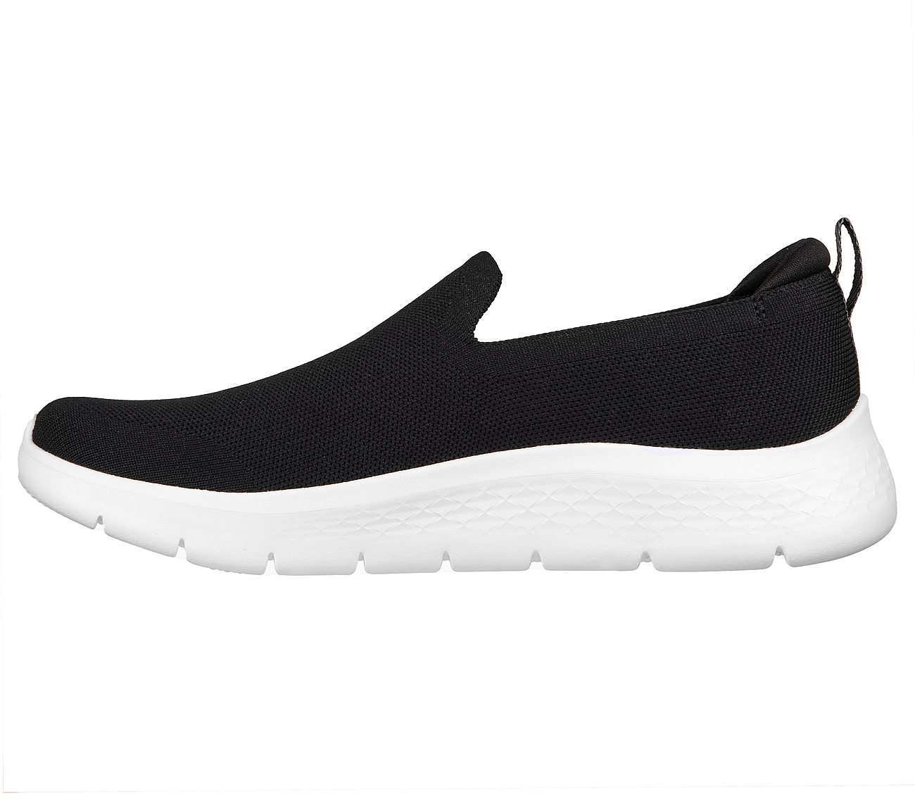 GO WALK FLEX, BLACK/WHITE Footwear Left View