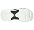 MAX CUSHIONING ARCH FIT PRIME, BLACK/WHITE Footwear Bottom View