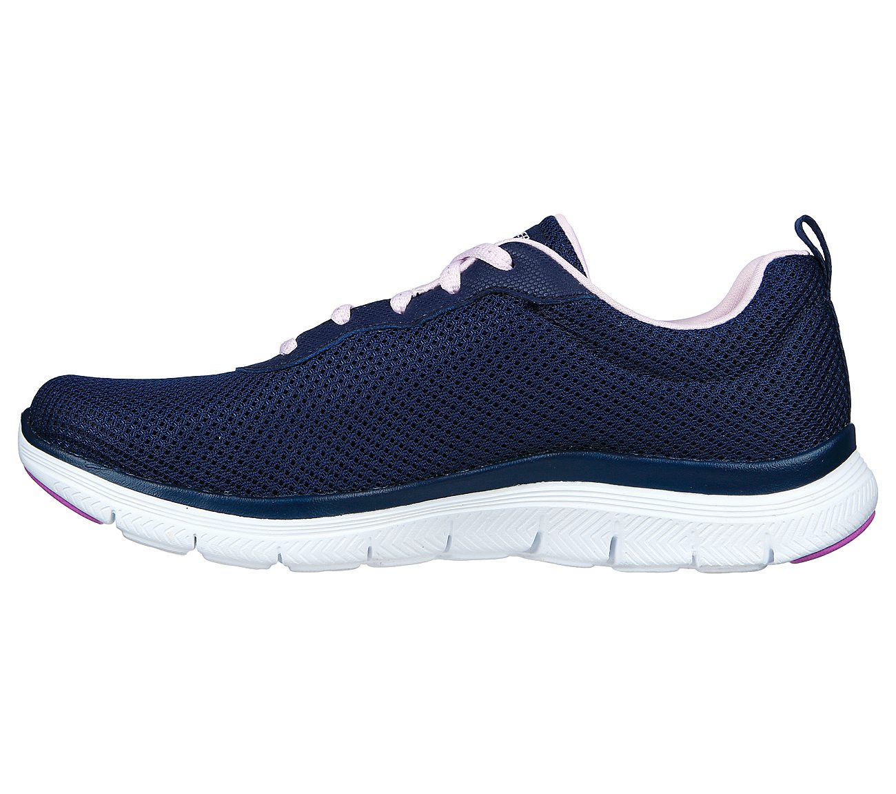 FLEX APPEAL 4.0-BRILLIANT VIE, NAVY/LAVENDER Footwear Left View
