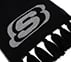 SKECHERS UNISEX REVERSIBLE SCARF, BLACK/GRAY