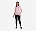 SKECHERS METALLIC LOGO T-SHIRT, WWWHITE Apparel Left View