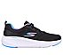 GO RUN ELEVATE - DOUBLE TIME, BLACK/MULTI Footwear Lateral View