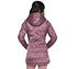 GOWALK DIAMOND QUILT JACKET, DARK MAUVE Apparels Top View