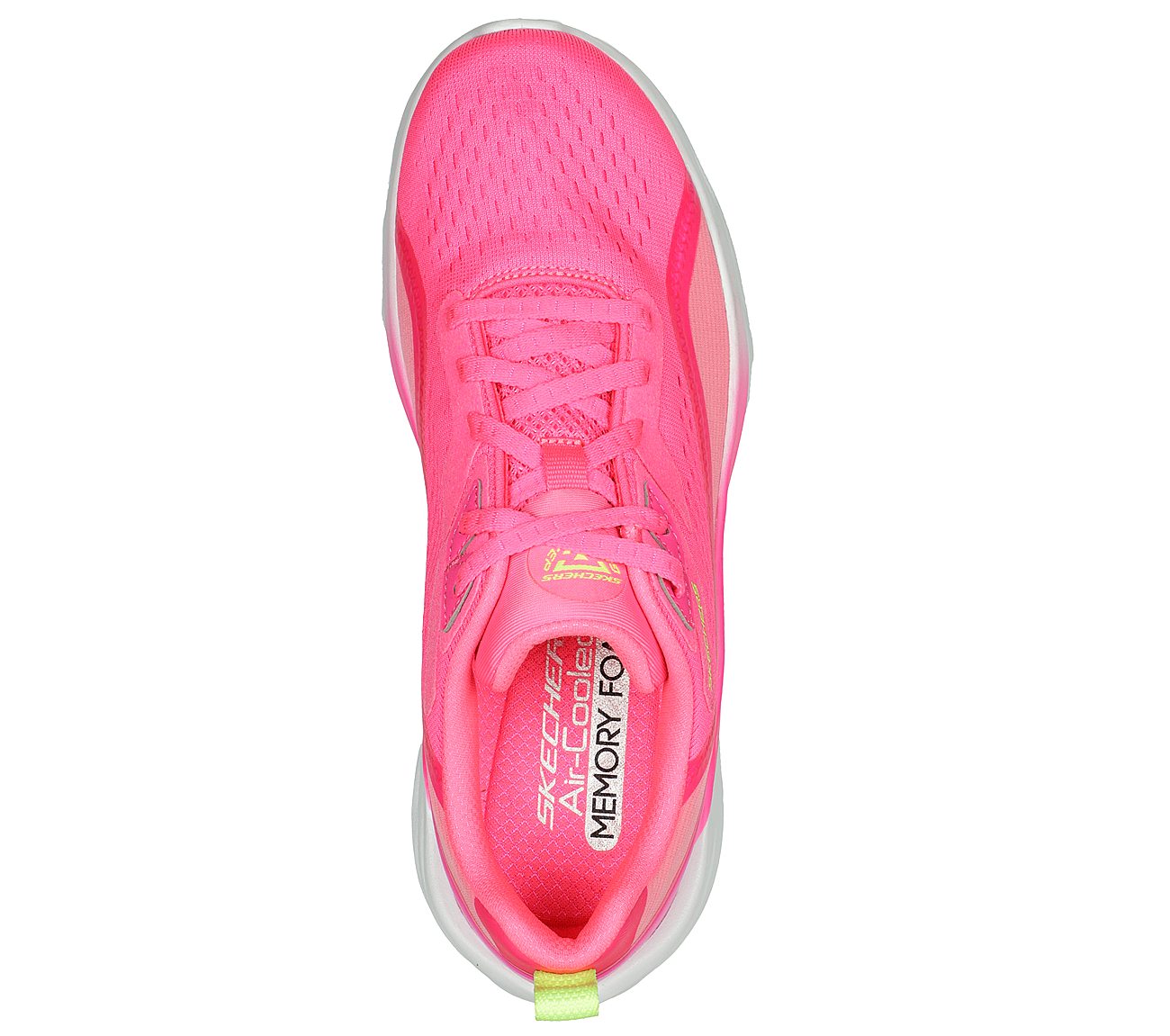 GLIDE-STEP SWIFT, NEON PINK/YELLOW Footwear Top View