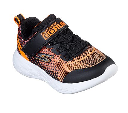 GO RUN 600 - BAXTUX, BLACK/ORANGE Footwear Lateral View