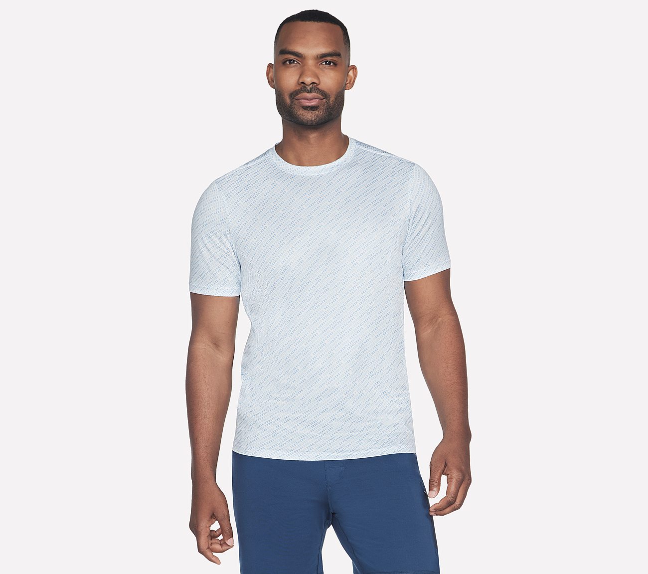 GODRI CHARGE DIAMOND FALLS SS, LIGHT BLUE/MULTI Apparel Bottom View