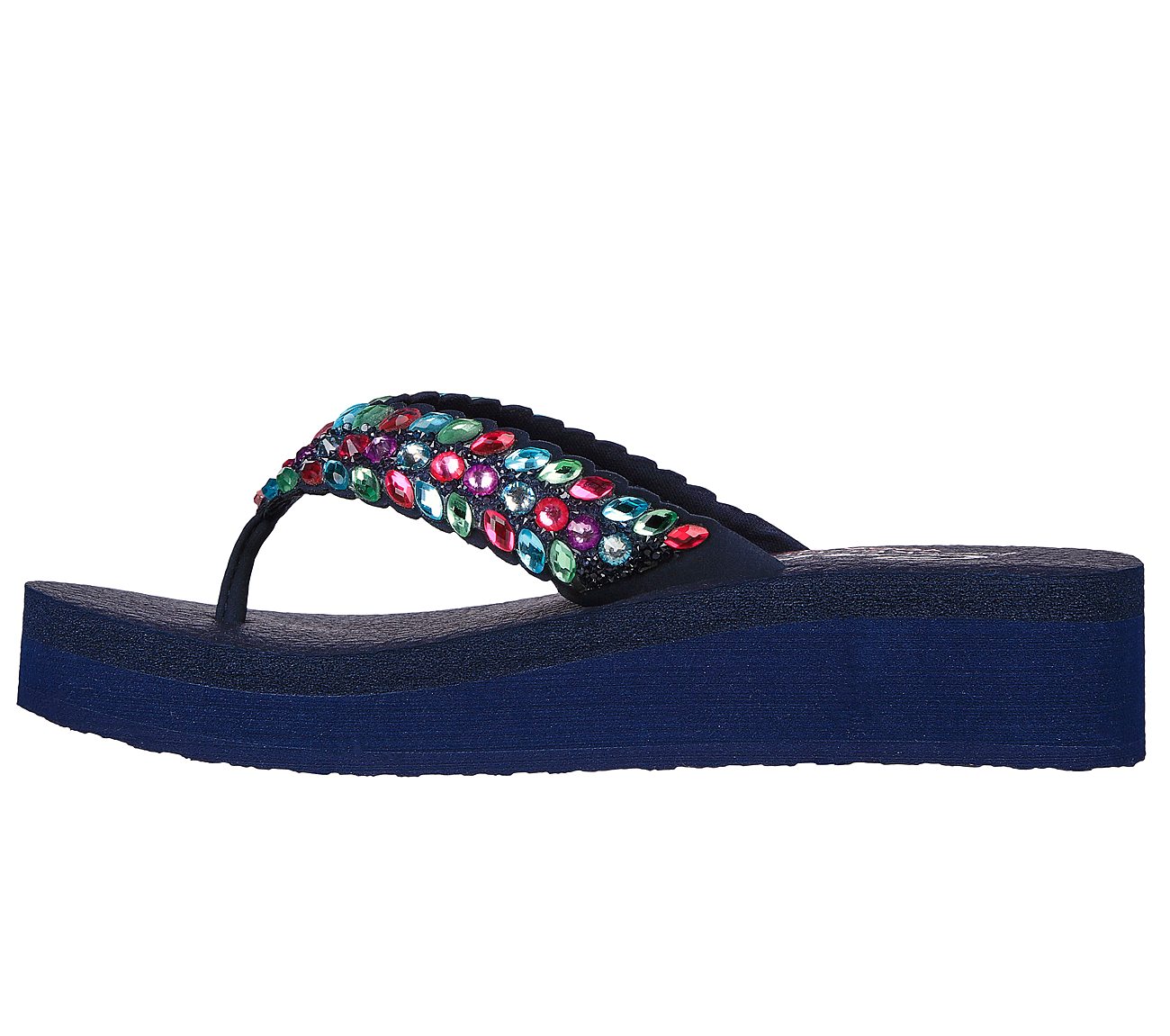 VINYASA - LOVELY OASIS, NAVY/MULTI Footwear Left View