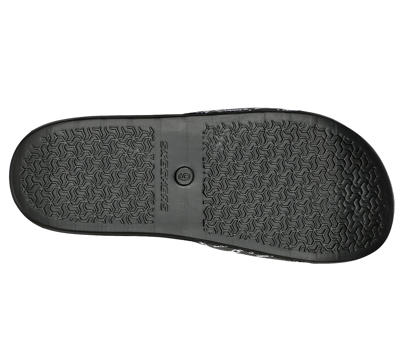 GAMBIX 2.0 - SKECH-X, BLACK/WHITE Footwear Bottom View