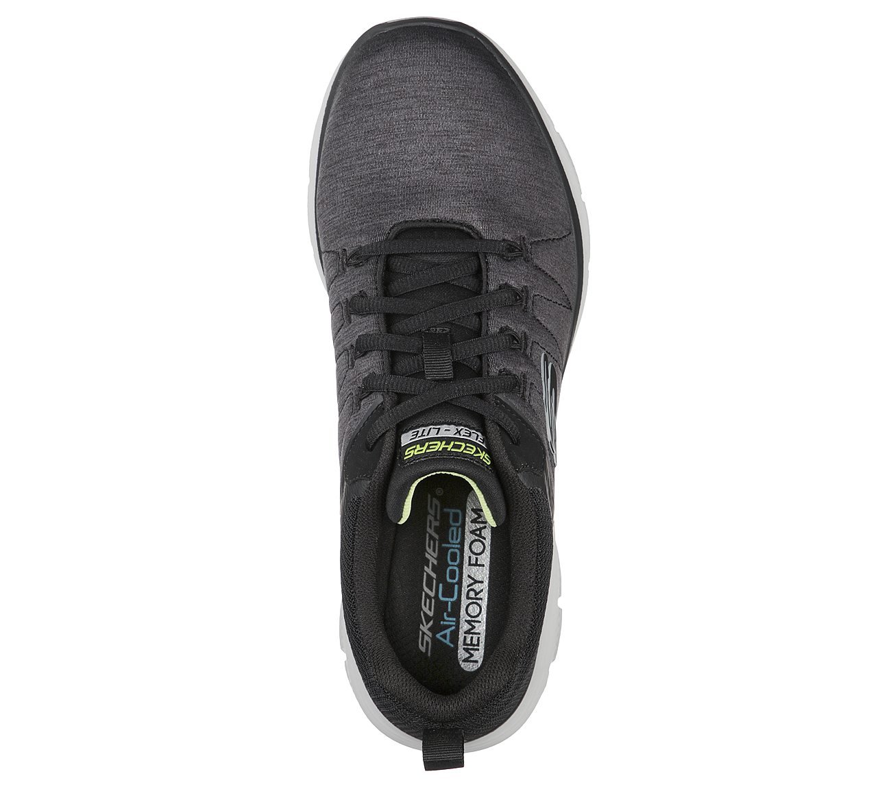 FLEX ADVANTAGE 4.0-VORACITY, BLACK/GREY Footwear Top View