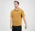 GODRI ALL DAY POLO, GOLD Apparel Top View