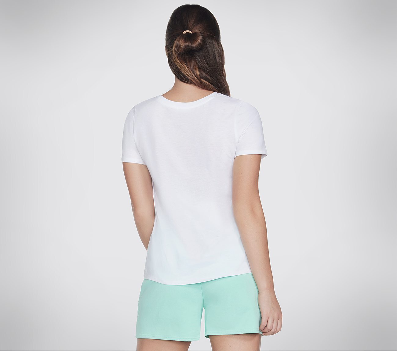 DIAMOND BUTTERFLY SHADOW T-SHIRT, WWWHITE Apparel Top View