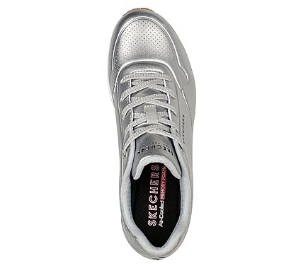 UNO - ALUMINIFEROUS, SILVER Footwear Top View