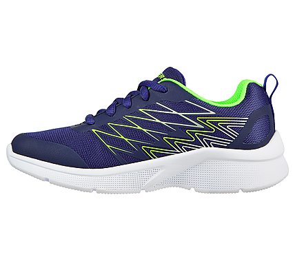 MICROSPEC - QUICK SPRINT, NAVY/LIME Footwear Left View