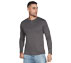 GOKNIT PIQUE HENLEY, CCHARCOAL Apparels Bottom View