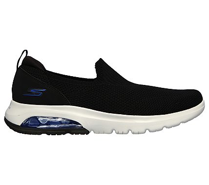 GO WALK AIR-AIRFLOW, BLACK/BLUE Footwear Right View