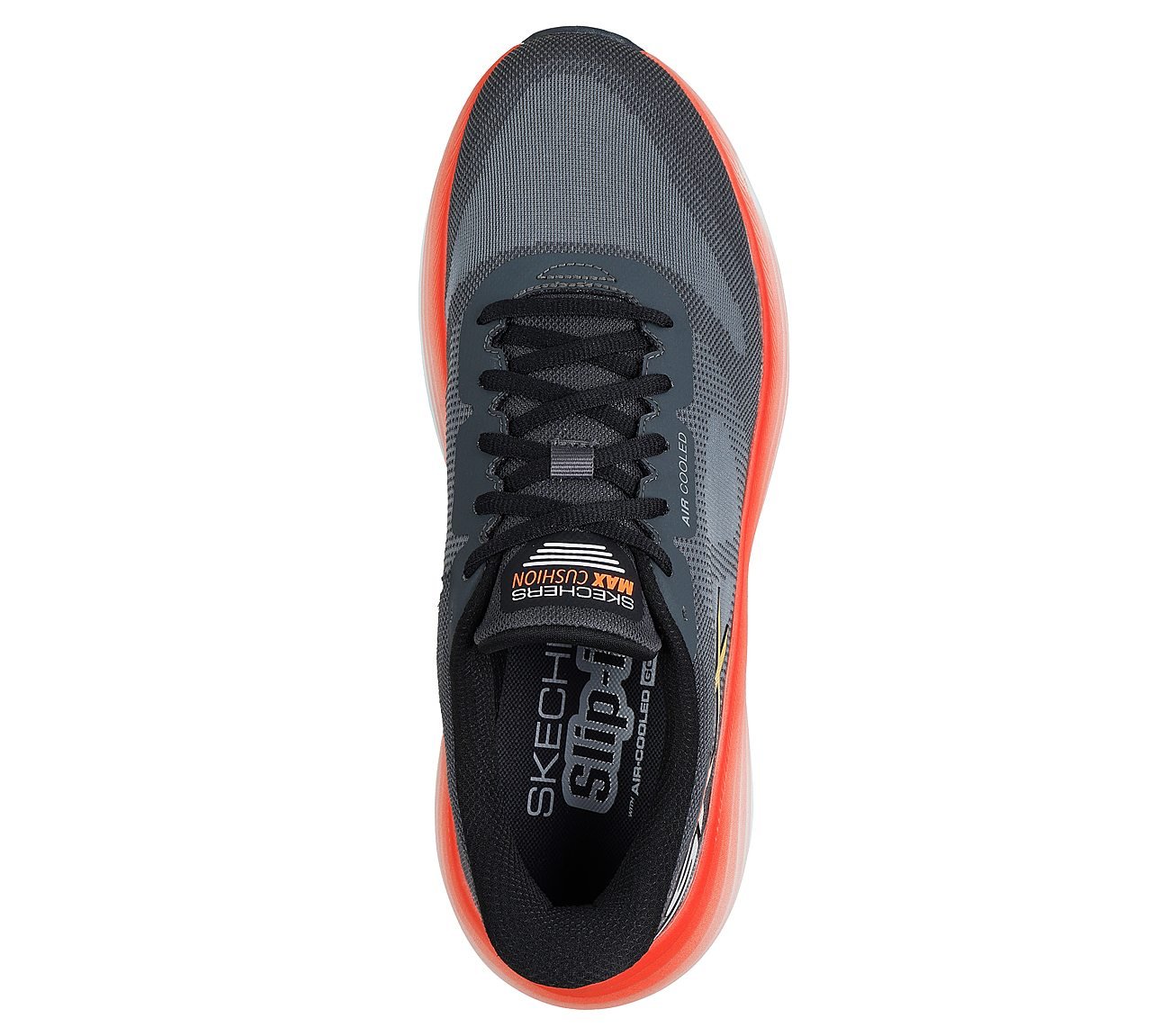MAX CUSHIONING ENDEAVOUR - EX, CHARCOAL/MULTI Footwear Top View