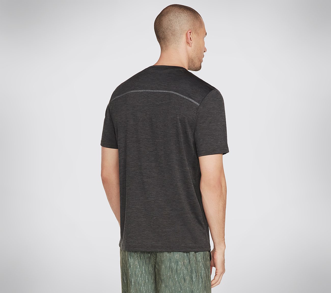 ON THE ROAD TEE, BLACK/CHARCOAL Apparels Top View